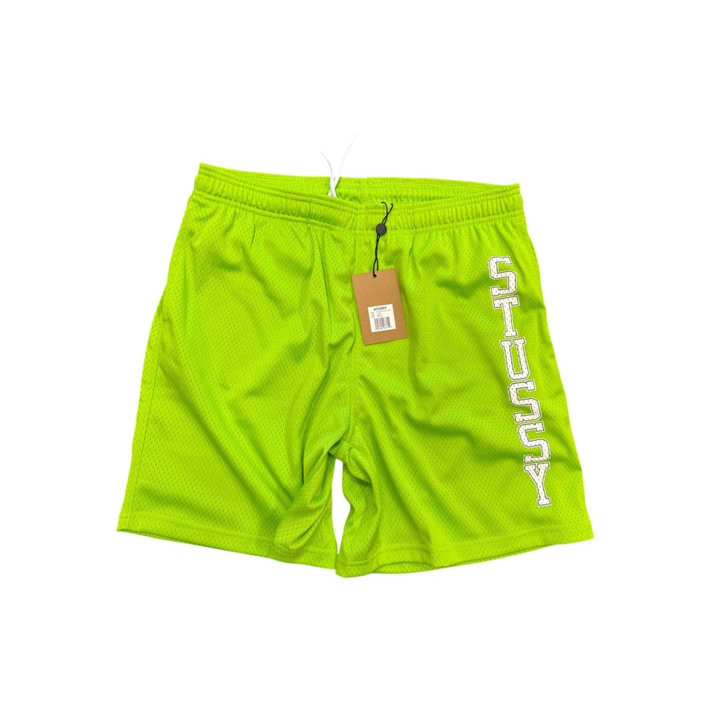 Stussy Collegiate Mesh Shorts Mens Medium Green New Athletic Streetwear 112274